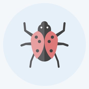 Icon Bug. suitable for Animal symbol. flat style. simple design editable. design template vector. simple symbol illustration vector