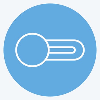 Icon Switch Off. suitable for web interface symbol. blue eyes style. simple design editable. design template vector. simple symbol illustration vector