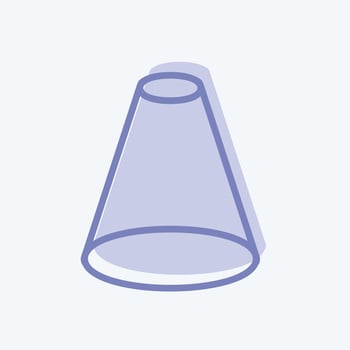Icon Spotlight. suitable for web interface symbol. two tone style. simple design editable. design template vector. simple symbol illustration vector