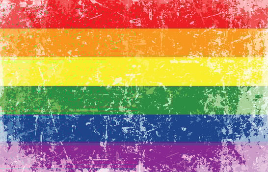 Pride Flag Background vector