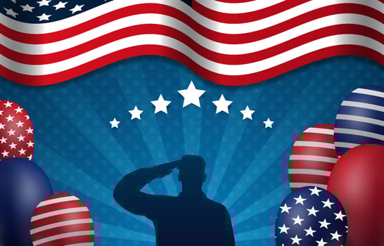 Happy Memorial Day Festivity Background vector