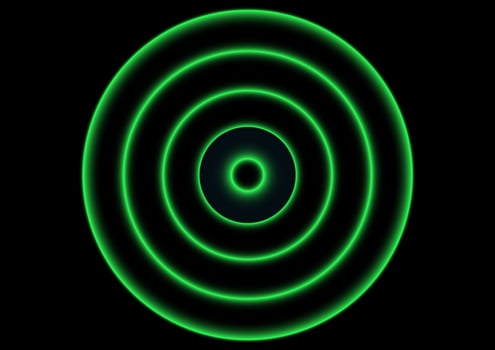 green circle graphics abstract background wallpaper vector illustration
