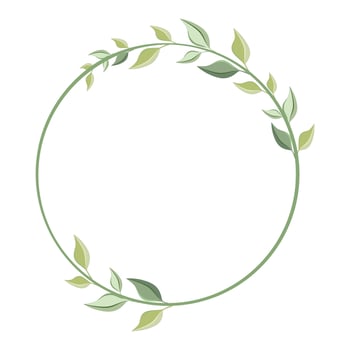 Frame with flowers. vector