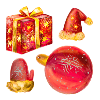 New year elements png