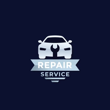 car repair service logo vector