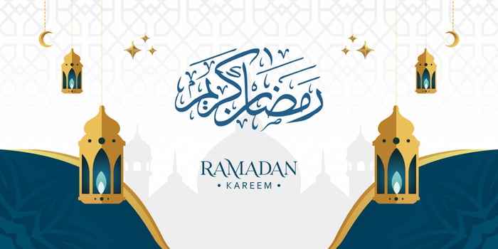 Ramadan Kareem Background Design. Vector illustration for greeting cards, posters and banners