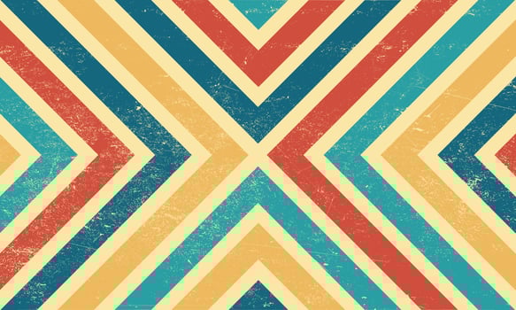 Vintage cross arrow lines retro grunge background vector