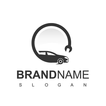 Car Service Logo, Garage And Car Maintenance Symbol vector