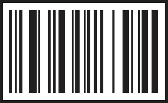 barcode icon. black bar code icon. symbol about shopping concept. vector
