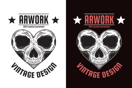Set Dark illustration Skull Bones Head Hand drawn Hatching Outline Style Mystical Celestial Symbol Tattoo Merchandise T-shirt Merch vintage vector