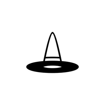 Hat, Accessory, Fashion Solid Line Icon Vector Illustration Logo Template. Suitable For Many Purposes.