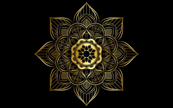 Mandala floral pattern, Vintage decorative elements vector