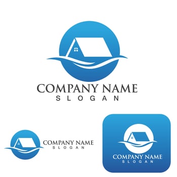 Home and building logo and symbol vector