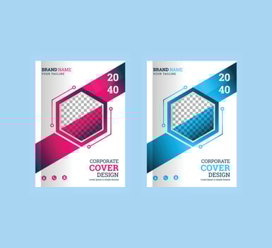 City background modern corporate book cover design template vector