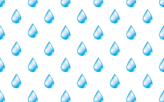 Water drop background vector