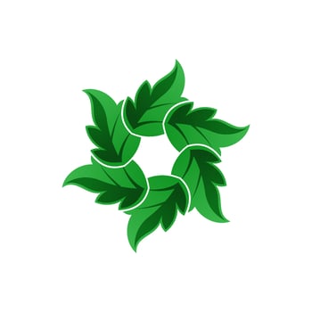 Leaves icon. Leaves vector logo. Leaves illustration. Nature logo. Eco green symbol sign.