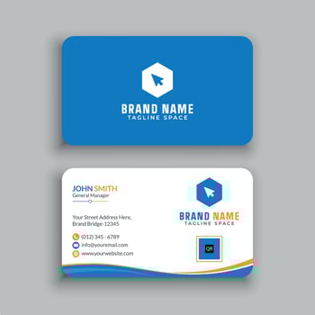Business Card Design Template vector