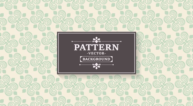 flat ornament line pattern design vector