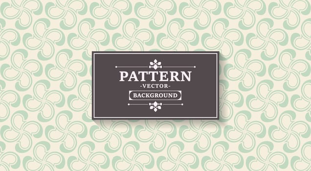 flat ornament line pattern design vector