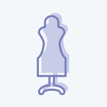 Icon Dummy. suitable for Tailor symbol. two tone style. simple design editable. design template vector. simple symbol illustration vector