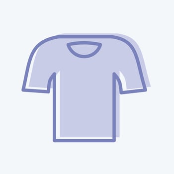 Icon T Shirt. suitable for men accessories symbol. vector