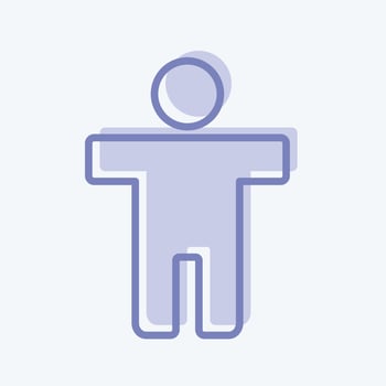 Icon Accessibility. suitable for Infographics symbol. two tone style. simple design editable. design template vector. simple symbol illustration vector