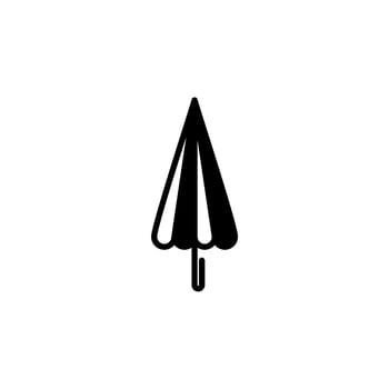 Umbrella, Weather, Protection Solid Line Icon Vector Illustration Logo Template. Suitable For Many Purposes.