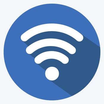 Icon Wifi. suitable for Mobile Apps symbol vector