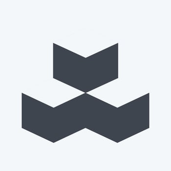 Icon Infrastructure. suitable for Community symbol. glyph style. simple design editable. design template vector. simple symbol illustration vector