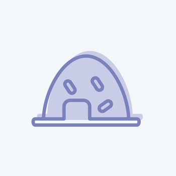Icon Hay. suitable for Garden symbol. two tone style. simple design editable. design template vector. simple symbol illustration vector