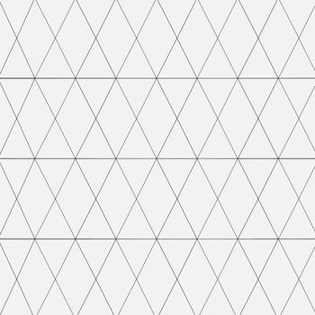 Endless triangle and rhombus pattern , Monochrome triangle background , Editable stroke vector