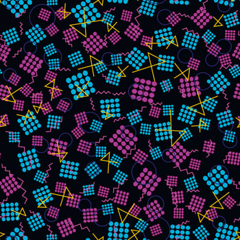 memphis seamless pattern abstract texture vector