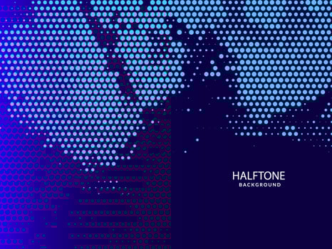 abstract geometric grunge low halftone color pattern background design vector