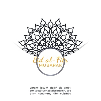hand drawn indian ornament mandala on background style. vector