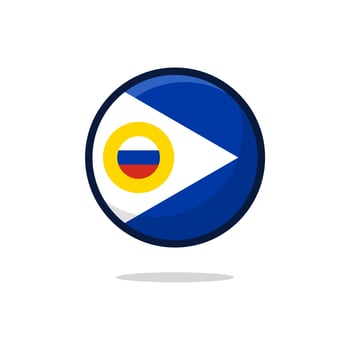 Chukotka Autonomous Okrug Flag Icon vector