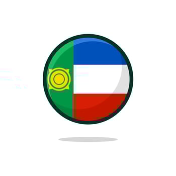 Republic of Khakassia Flag Icon vector