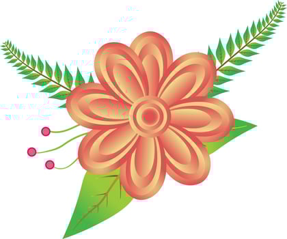 Creative flower vector illustration