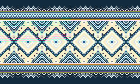 Abstract ethnic ikat chevron pattern vector