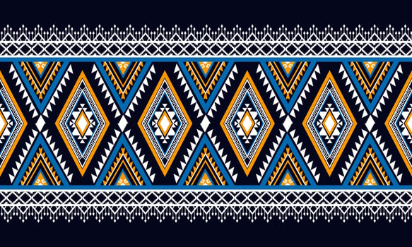 Abstract ethnic ikat chevron pattern vector