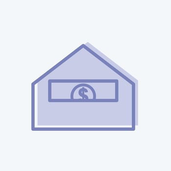 Icon Send Money. suitable for Education symbol. two tone style. simple design editable. design template vector. simple symbol illustration vector