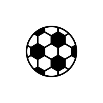 Sport, Ball, Game Solid Line Icon Vector Illustration Logo Template. Suitable For Many Purposes.
