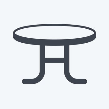 Icon Coffee Table. suitable for Home symbol vector
