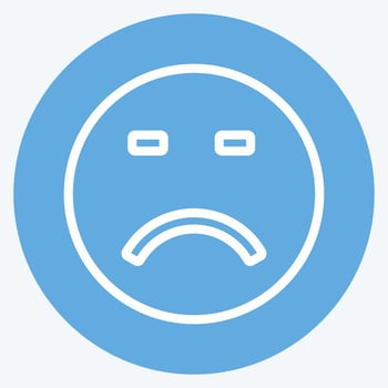Icon Emoticon Loser suitable for Emoticon symbol . vector