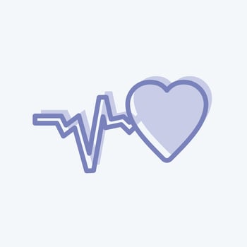 Icon Good Health. suitable for Community symbol. two tone style. simple design editable. design template vector. simple symbol illustration vector