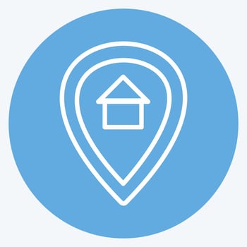 Icon Communities. suitable for Community symbol. blue eyes style. simple design editable. design template vector. simple symbol illustration vector