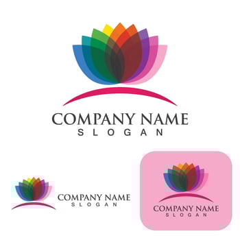 Lotus Flower Logo And Symbol Vector