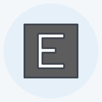 Icon Edge. suitable for Mobile Apps symbol. color mate style. simple design editable. design template vector. simple symbol illustration vector