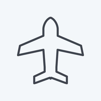 Icon Airplane mode. suitable for Mobile Apps symbol. vector