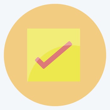 Icon Reminders. suitable for Mobile Apps symbol. flat style. simple design editable. design template vector. simple symbol illustration vector