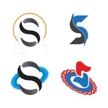 Business corporate S letter logo vector